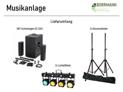 Bluetoothfähige PA Musikanlage